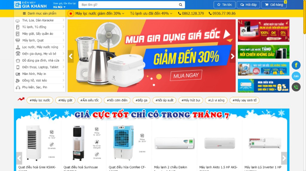 Thiết kế website điện máy ở đâu tốt nhất?