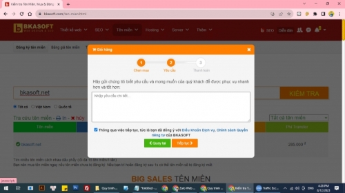 Quy trình đăng ký tên miền