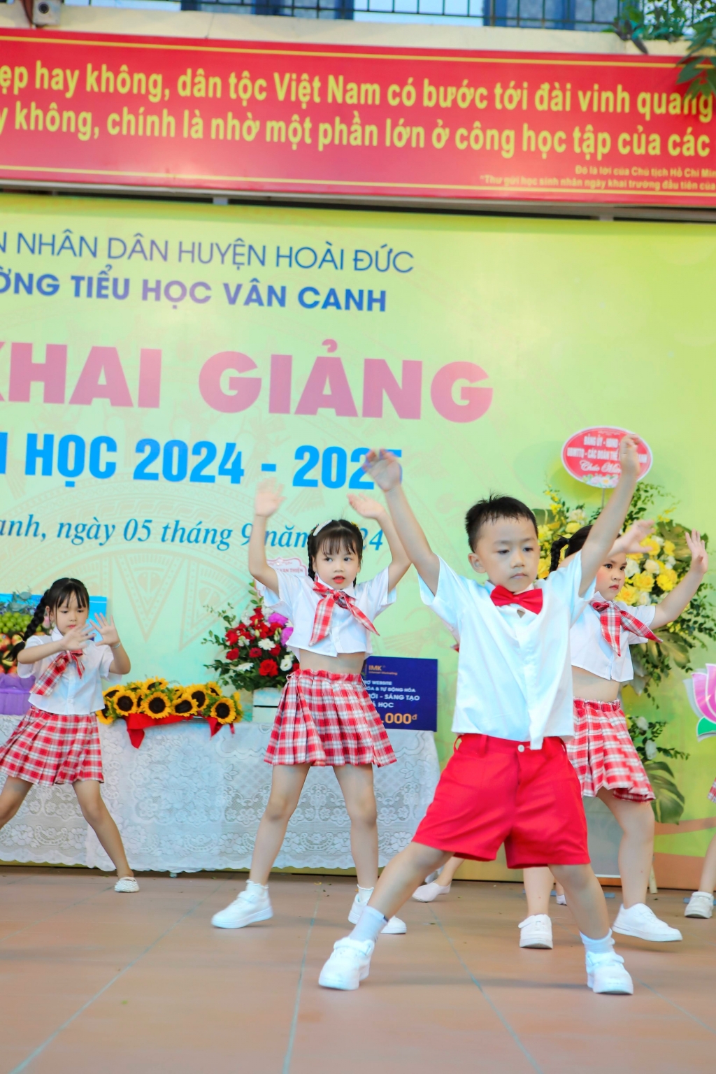 IMK Việt Nam tài trợ cho trường Tiểu học Vân Canh trị giá 150tr