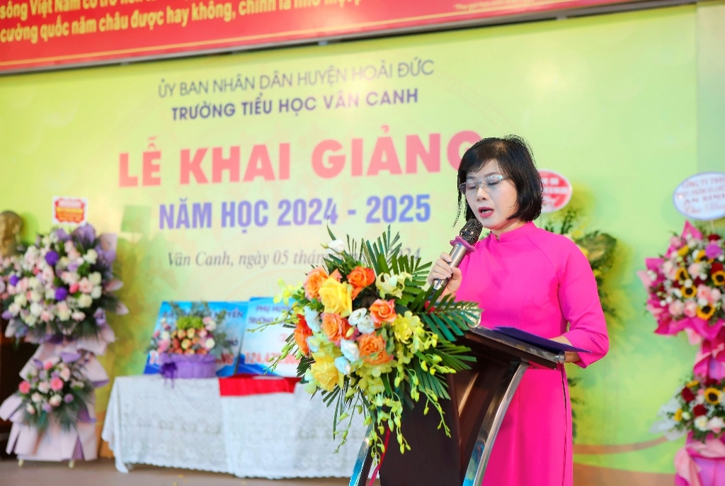 IMK Việt Nam tài trợ cho trường Tiểu học Vân Canh trị giá 150tr