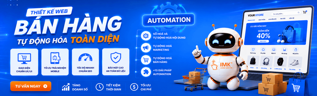 Thiết kế web bán hàng Automation