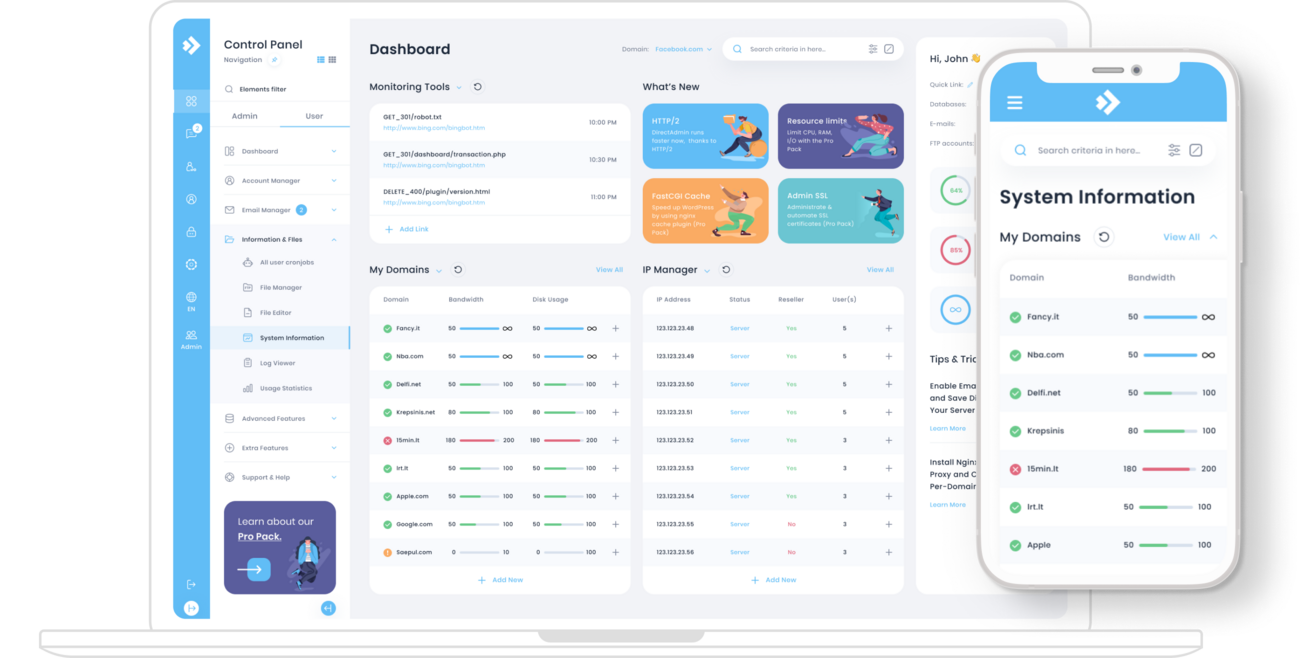 directadmin light