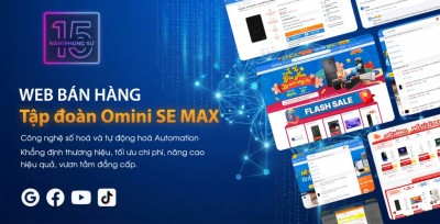 Thiết kế Website bán hàng Tập Đoàn Omni SE MAX