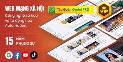 Thiết kế Website mạng xã hội Tập Đoàn Omni PRO