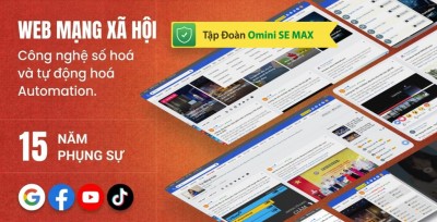 Thiết kế Website mạng xã hội Tập Đoàn Omni SE MAX