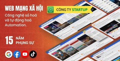 Thiết kế Website mạng xã hội công ty Startup