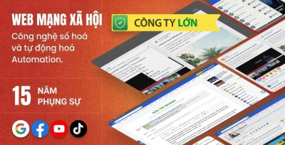 Thiết kế Website mạng xã hội công ty lớn