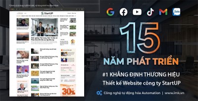 Thiết kế Website tin tức công ty Startup