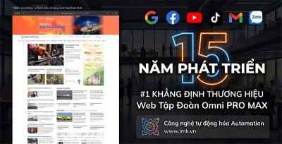 Thiết kế Website tin tức Tập Đoàn Omni PRO MAX
