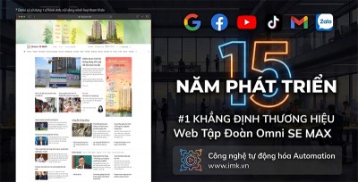 Thiết kế Website tin tức Tập Đoàn Omni SE MAX