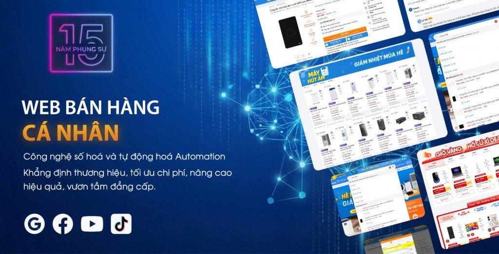 Thiết kế Website bán hàng cá nhân chuyên nghiệp