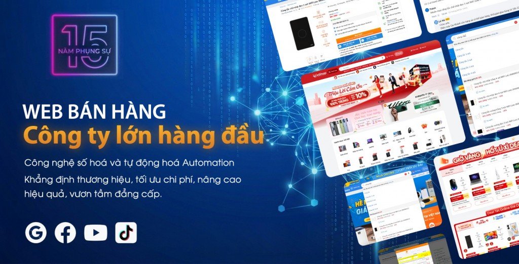 Thiết kế Website bán hàng công ty lớn