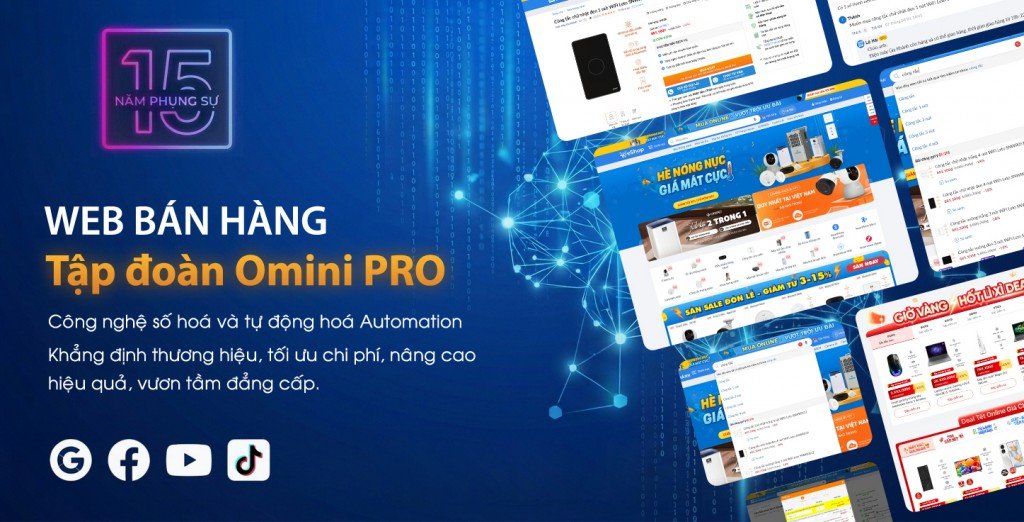 Thiết kế Website bán hàng Tập Đoàn Omni PRO