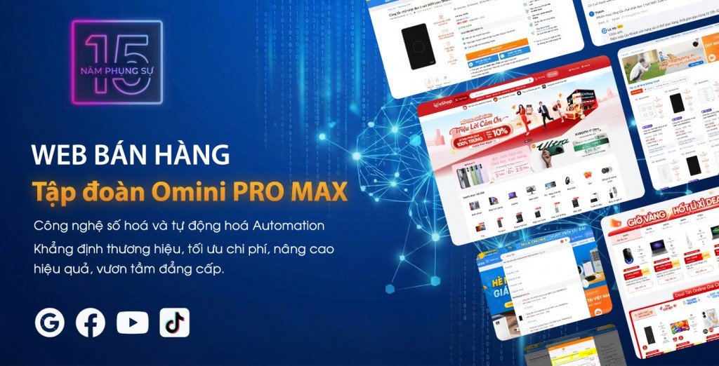 Thiết kế Website bán hàng Tập Đoàn Omni PRO MAX
