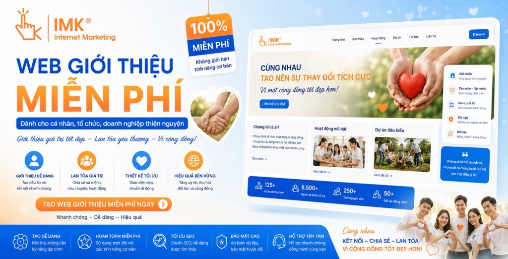 Thiết kế Website giới thiệu miễn phí